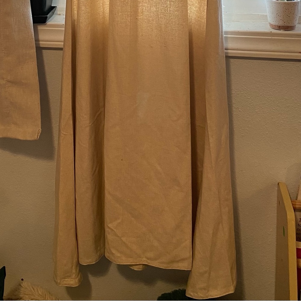 Primitive Tribal Craft Jalabiya Dress ⋙ Handwoven Raw Silk pixie/faerie dress - Picture 5 of 6